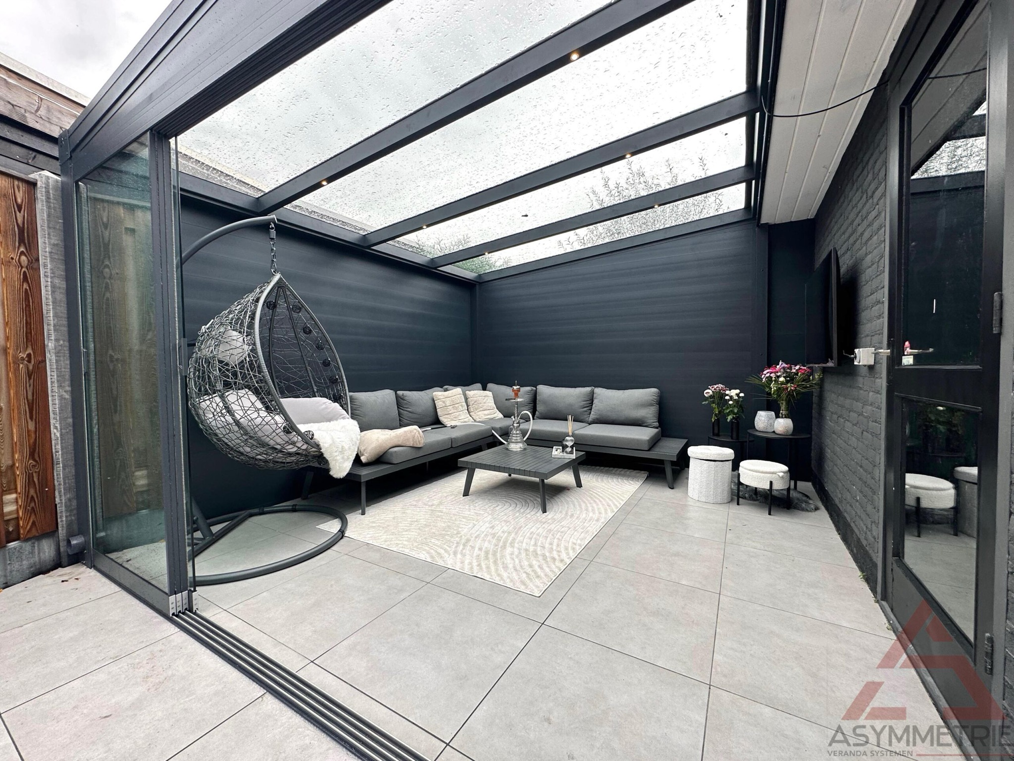 Glazen schuifwanden — voorbeeld 10