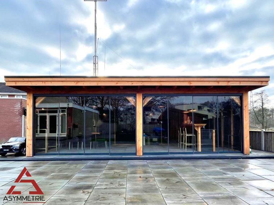 Glazen schuifwanden — voorbeeld 16