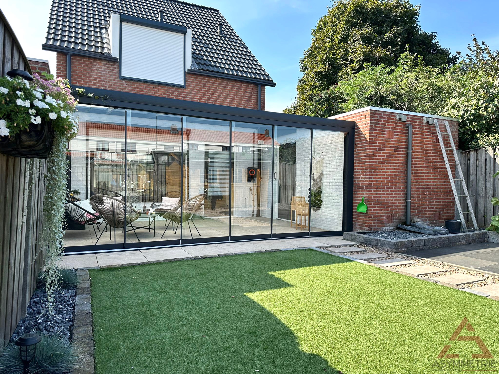 Glazen schuifwanden — voorbeeld 17