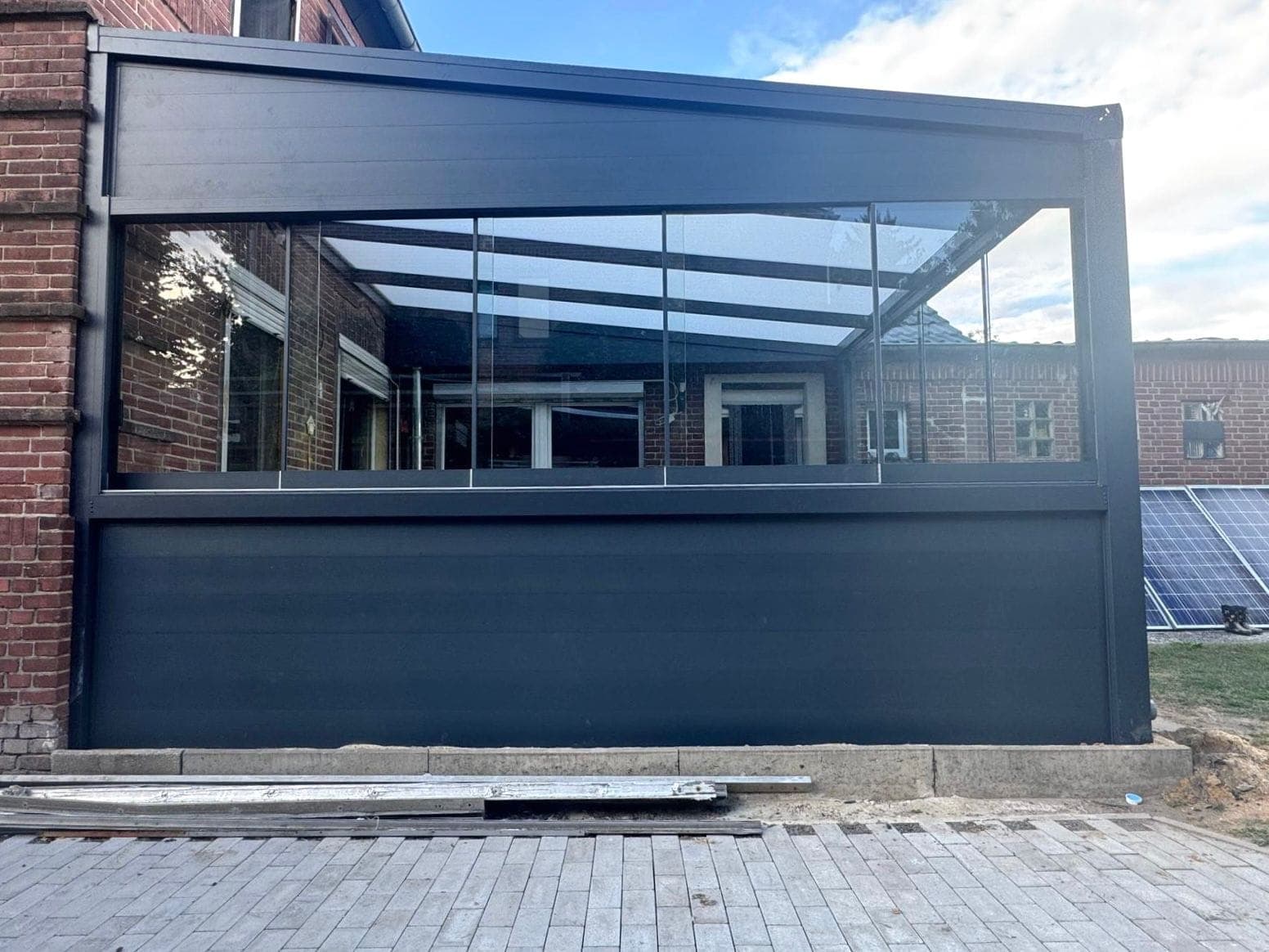 Glazen schuifwanden — voorbeeld 18